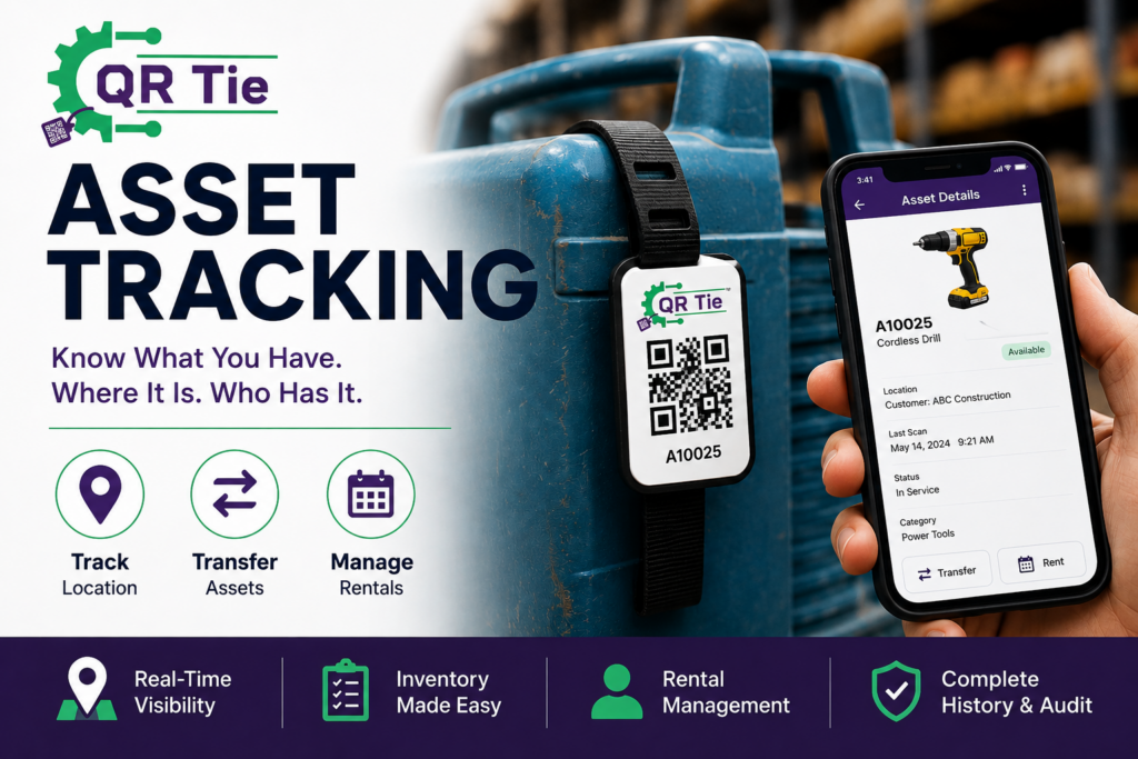 QR Tie Asset Tracking