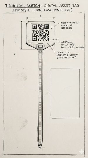 QR Tie Sketch